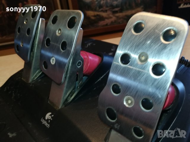 LOGITECH-ПЕДАЛИ И ВОЛАН 1102220933, снимка 15 - Аксесоари - 35749152