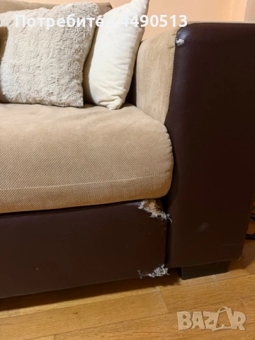 Ъглов диван - разтегателен, снимка 3 - Дивани и мека мебел - 53051314