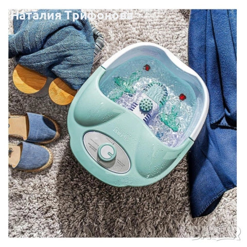 Масажна вана за крака FIRST с вибрация и балонен масаж, снимка 5 - Масажори - 53401187