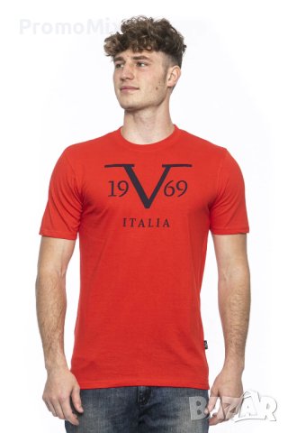 Мъжка тениска 19V69 Italia Rayan Red by Versace 19.69 Mens T-Shirt блуза с къс ръкав , снимка 2 - Тениски - 41620009