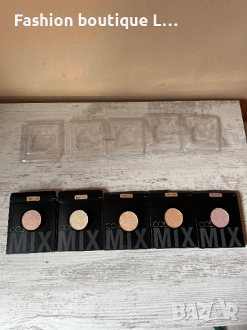 Нов блестящ хайлатър розов цвят със златни частици ❤️, снимка 6 - Декоративна козметика - 52118832