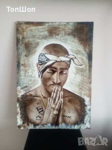 Картина 2 Pac - Tupac Shakur, снимка 2 - Картини - 41043471