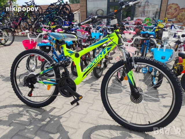 SPRINT Велосипед 24" ELEMENT жълт, снимка 5 - Велосипеди - 53839393
