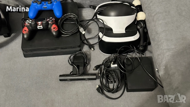 Ps4, волан logitech 29, vr очила, два джойстика, снимка 3 - PlayStation конзоли - 52893767
