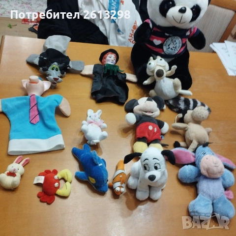 плюшени играчки + кукли за театър