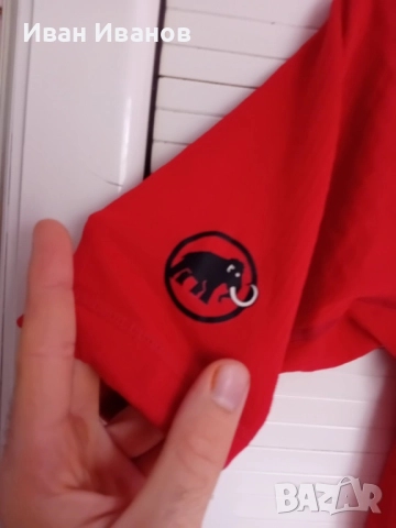 Оригинална фланелка с къс ръкав Mammut, снимка 2 - Спортни дрехи, екипи - 51664889