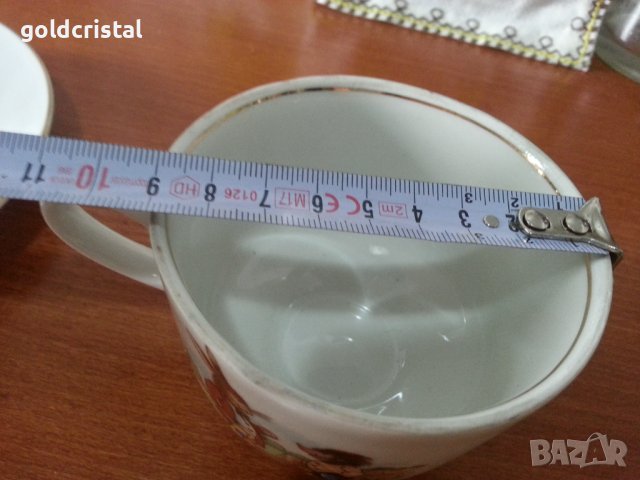 Стар български порцелан детски комплект за хранене , снимка 5 - Антикварни и старинни предмети - 41620419