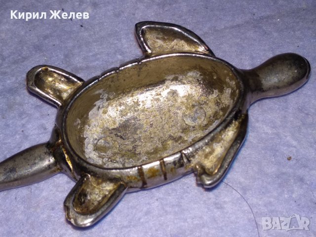 РЯДКА КОЛЕКЦИОНЕРСКА СРЕБРИСТА БРОНЗОВА ФИГУРАЛНА ВИНТИДЖ АРТ ОТВАРАЧКА - КОСТЕНУРКА 38412, снимка 10 - Прибори за хранене, готвене и сервиране - 41398968