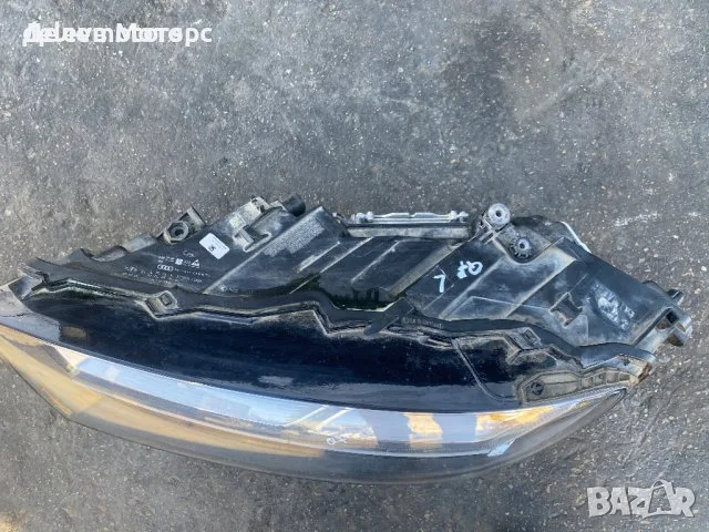 Ляв фар 4M0941033 Full Led за Audi Q7 2015-19 г., от автомобил с лява дирекция. Цената е за необоруд, снимка 4 - Части - 56240316