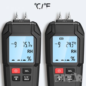 Цифров влагомер QLUUE ММ1, снимка 11 - Измервателни инструменти - 39645486