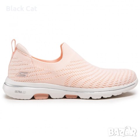 Дамски ежедневни обувки / еспадрили / мокасини Skechers – Go Walk 5, 124250/LTPK, Light Pink, кецове, снимка 3 - Дамски ежедневни обувки - 40653277