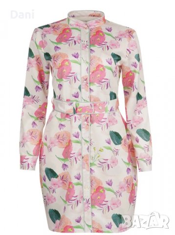 Рокля цветен принт