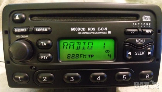 Ford 6000CD Оригинално радио/CD (Focus, Transit), снимка 2 - Аксесоари и консумативи - 53065795