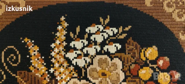 Голямо стенно пано от вълна, ръчно, снимка 2 - Декорация за дома - 47895480