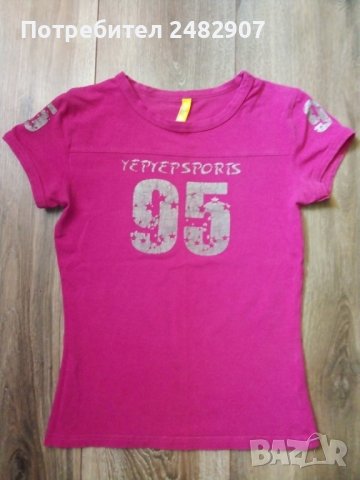 Детска розова тениска, снимка 1 - Детски тениски и потници - 41764577