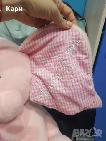  Големи Плюшени играчки 63см куче и 45см слон и мече, снимка 11 - Плюшени играчки - 47966857