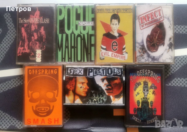 Колекция от 110 метъл аудио касети. Дет, блек, траш, индъстриъл и пънк., снимка 11 - Аудио касети - 53536457