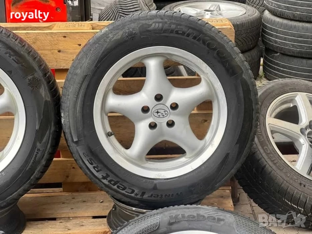 5х100 16 Джанти Субару 5x100 Subaru, снимка 2 - Аксесоари и консумативи - 51896049