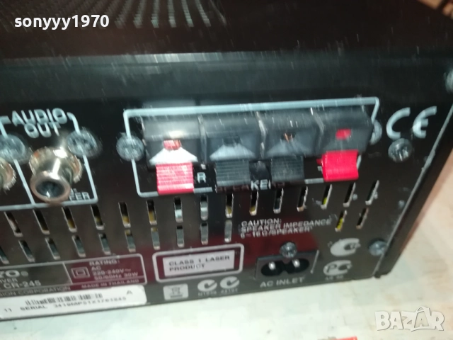 ONKYO CR-245 USB/CD RECEIVER-ВНОС SWISS 2308352111, снимка 13 - Ресийвъри, усилватели, смесителни пултове - 51468041