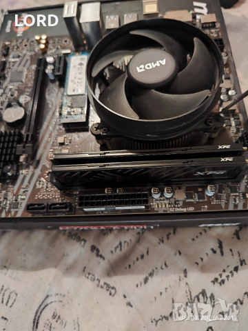 Комплект Ryzen 5 5600X, Msi A520M Pro, RAM 16GB DDR4 3200, SSD 256GB NVME, снимка 4 - Процесори - 53037951