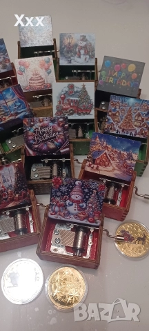 Музикална коледна кутия, снимка 12 - Музикални играчки - 52539618