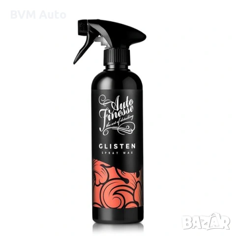 Auto Finesse Glisten Spray Wax – бърз спрей восък с карнауба T1, 500 ml