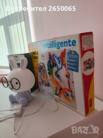 Комплект детска лампа с USB и игра МОЗАЙКА!, снимка 5 - Детски нощни лампи - 52128631