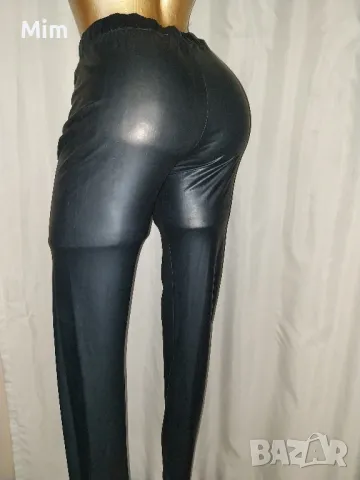 Fashion M Черен еластичен клин от еко кожа , снимка 3 - Клинове - 47963010