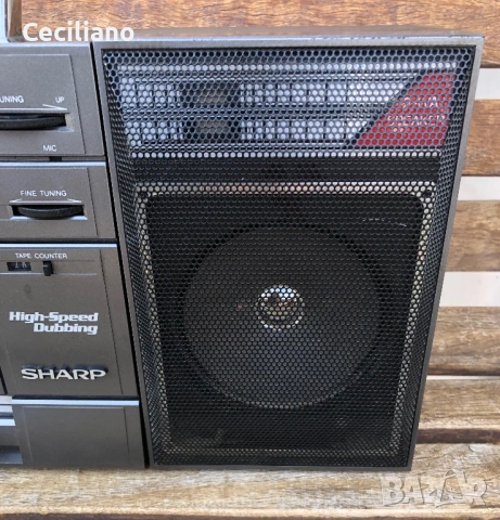 Радиокасетофон SHARP GF 560Z(D)-Japan, снимка 4 - Радиокасетофони, транзистори - 53873604