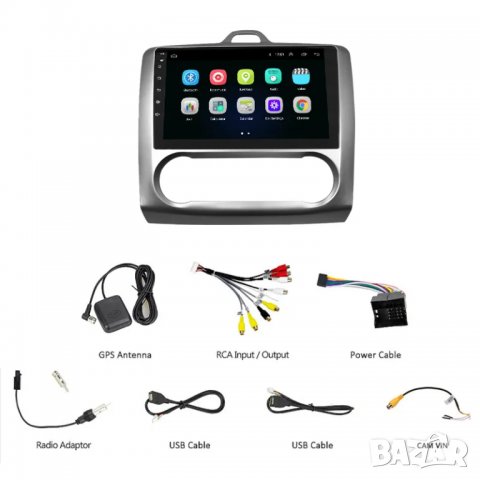 Мултимедия, Двоен дин, Навигация, за Ford Focus 2, Форд Фокус, плеър, 9“ екран, Android, 2 дин, снимка 9 - Аксесоари и консумативи - 40198823