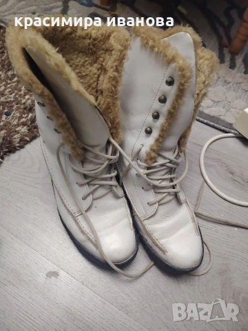 Дамски боти естествена кожа 37 н, снимка 2 - Дамски боти - 53585438