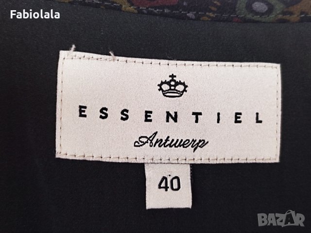 Essentiel Antwerp silk dress EU 38, снимка 2 - Рокли - 41606148