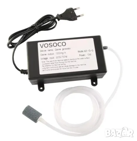 Генератор на Озон Генератор 1000mg/hh 10W AC220V Битов Генератор на Озон за Вода и Въздух Озонатор, снимка 6 - Други - 48196878