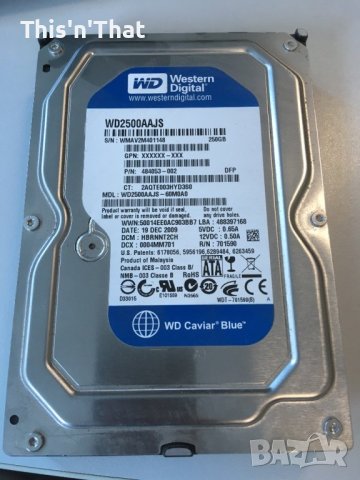Хард диск 250 Gb Wd, снимка 1 - Външни хард дискове - 40732627