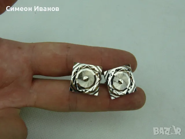 Интересни стари копчета за ръкавели бутонели #2473, снимка 1