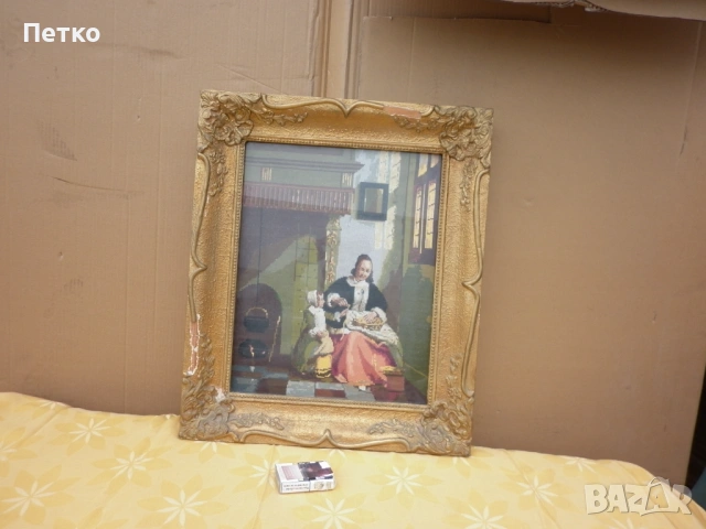 Голям  автентичен  гоблен, снимка 9 - Антикварни и старинни предмети - 53148414