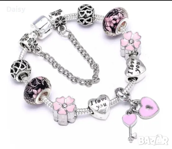 Гривни тип Пандора / Pandora с печат 925, снимка 8 - Гривни - 48874890