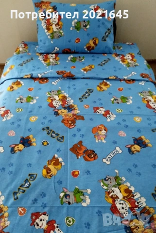 Детски спален комплект за единично, снимка 2 - Спално бельо и завивки - 53171231