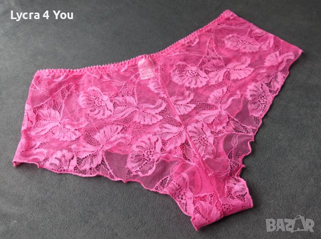 Units XL нов розов дамски дантелен боксер, снимка 5 - Бельо - 40781636