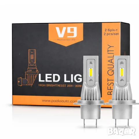 LED крушки H7 комплект 2 броя