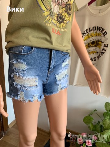 Къси дънки, снимка 4 - Дънки - 41224523