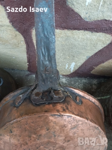 медни котли и тава , снимка 5 - Антикварни и старинни предмети - 52865698