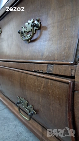 Антикварно бюро масив "BOMBE", снимка 7 - Бюра - 51845742