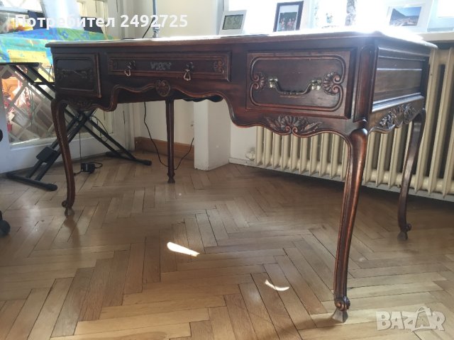 Бюро, писалище, барок, изцяло от дърво антикварно