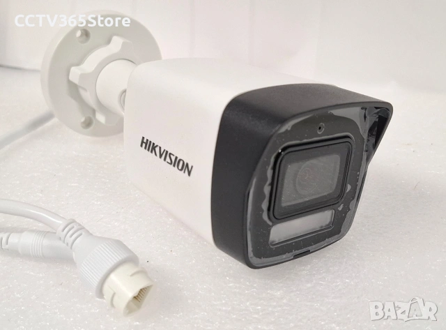 Hikvision 8MP 4K булет IP камера с микрофон, MD2.0 и цветно нощно виждане