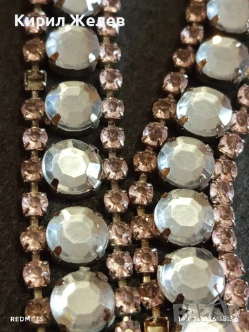 Винтидж колан за талията с кристали много красив стилен дизайн 51812, снимка 5 - Колани - 53476234