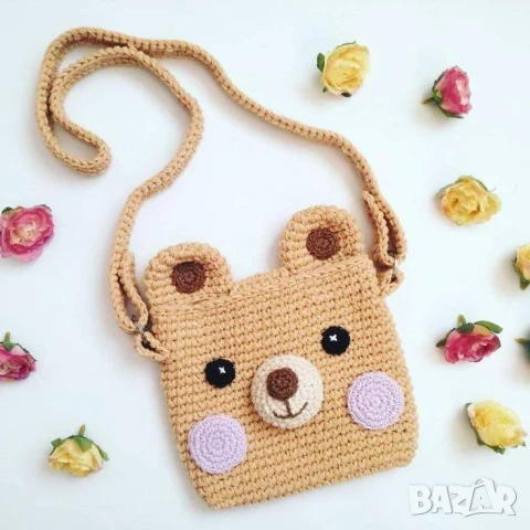 Плетена малка чантичка Цвят по избор   , снимка 16 - Чанти - 51172506