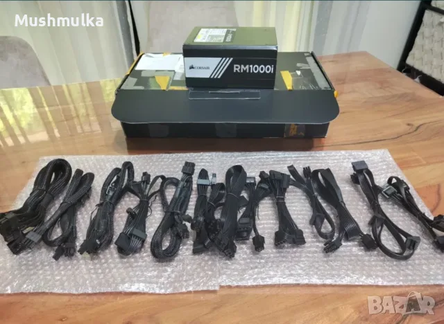 Продавам работещо захранване Corsair RM1000i - 80 PLUS Gold, снимка 5 - Захранвания и кутии - 55979697