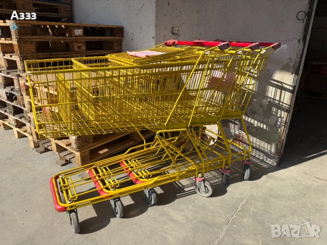 Колички за магазин , снимка 2 - Оборудване за магазин - 53716107