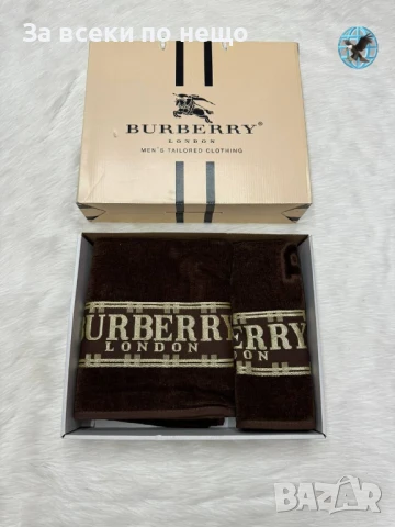 Burberry Луксозни Хавлии - 2бр. в кутия - Налични Различни Цветове Код E426, снимка 6 - Хавлиени кърпи - 50482288